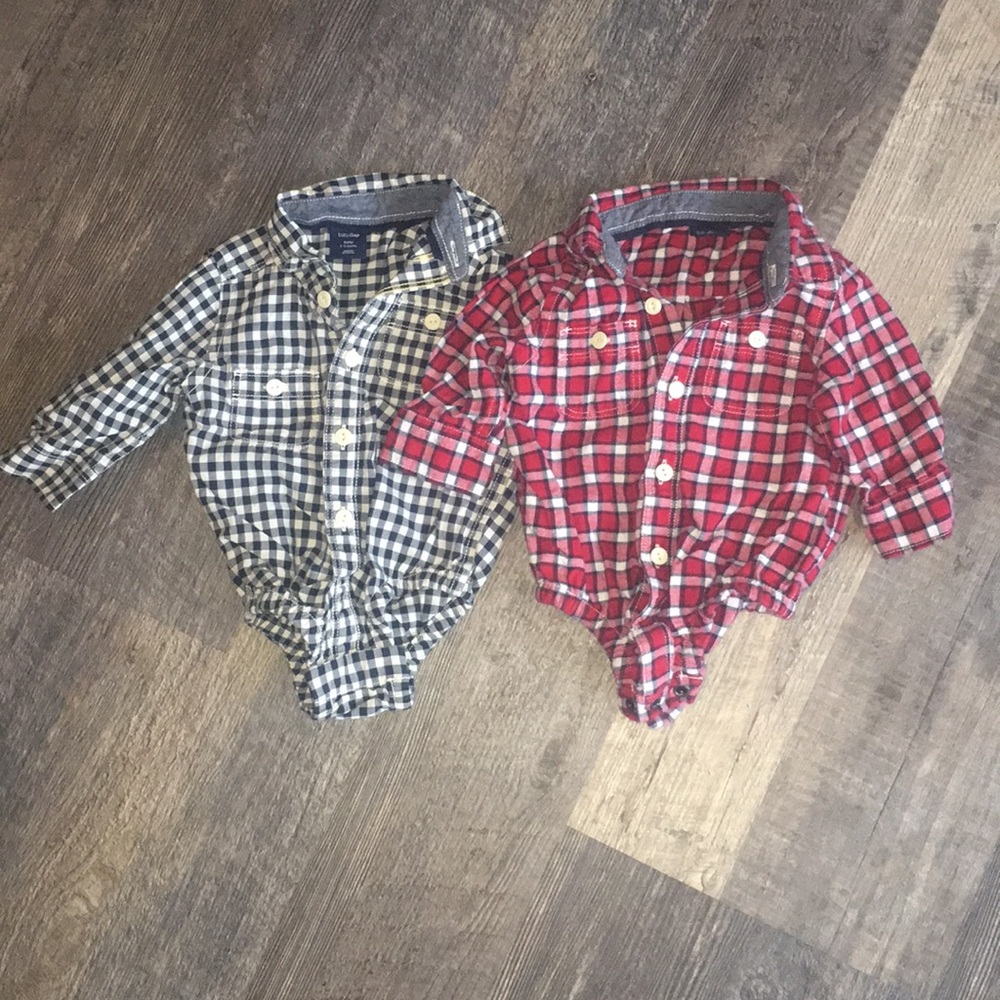Baby GAP onesie button down bundle 👶